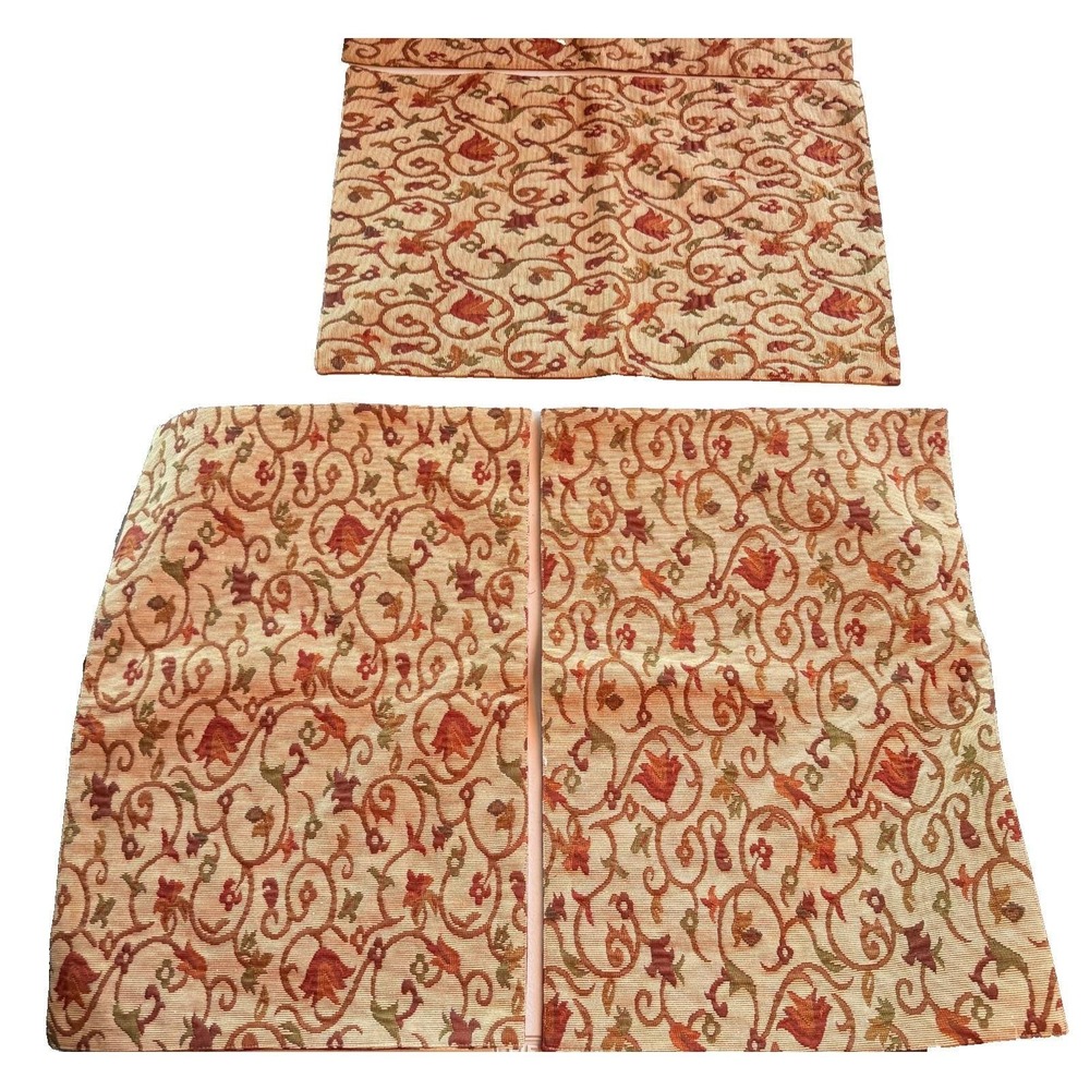Pier 1 One Imports Placemats Autumn Scroll Floral Set of 4 Cottagecore Mother FS